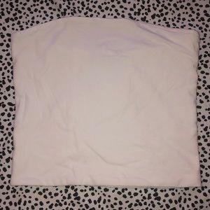 brandy melville white tube top